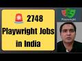 🚨 2748 Playwright Jobs in India | Playwright & Modern Testing | RD Automation Learning