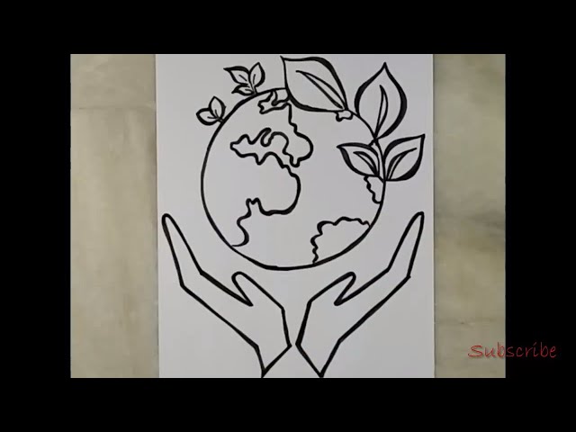 Save Earth  Drawing  Curious Times