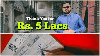 Alhamdulillah Masjid Kay liye 5 Lakh Receive Hogaye ♥️