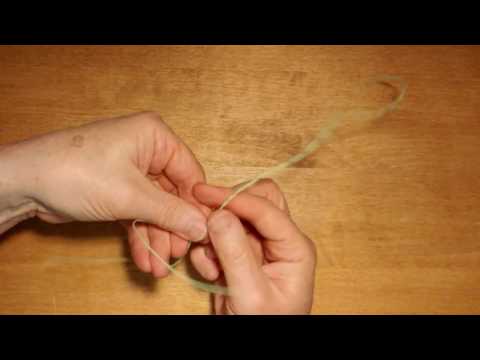 Плетение нахлыстового шнура из конского волоса вручную