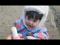 [SUB] 인스타 핫플, 청양 얼음축제에 간 아기토끼 루다! 🐰