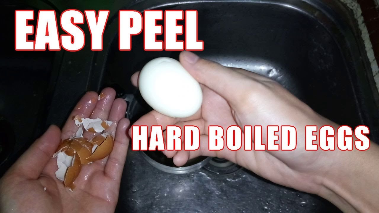 How to Make Hard Boiled Eggs Easy to Peel - Best Way to Peel Eggs - YouTube