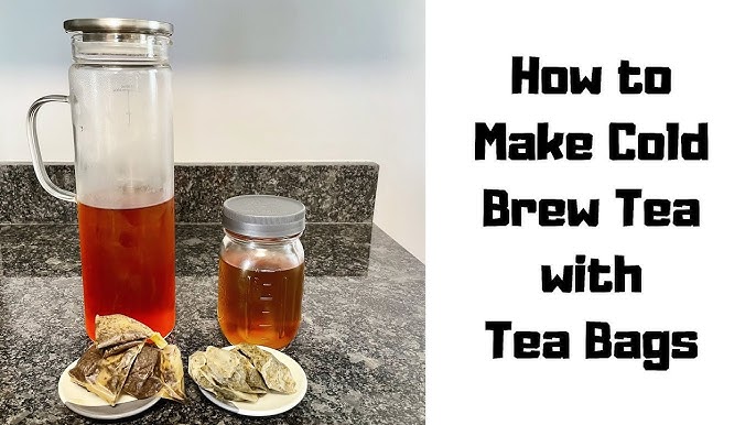 How to Make Cold Brew Tea With Loose Leaf Tea - Using a Pitcher with an  Infuser - Easy & Simple 