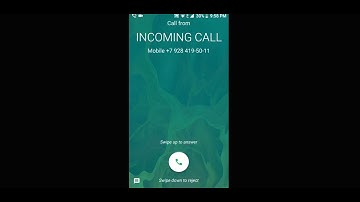 GinZZU RS8502 IP68 Incoming Call (Screen Video)