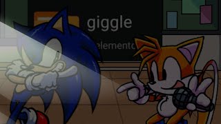 giggle but fake Sonic and tails sing it (I speak Spanish)