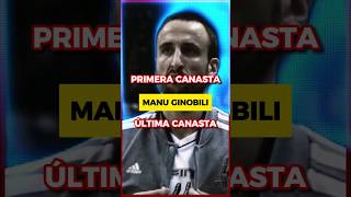 Manu Ginobili - Primera &amp; Última Canasta 📝🏀 #short #nba