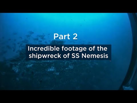 Incredible footage of the shipwreck of SS Nemesis captured by CSIRO research vessel Investigator P.2
