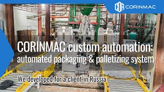 CORINMAC Custom Automation: Automated Packaging & Palletizing System for Russia | See it in Action!