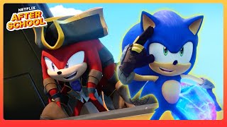 Sonic's Pirate Crew VS the Eggforcers 🏴‍☠️🤖 Sonic Prime | Netflix After School