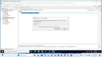 How to Reset SYSTEM User Password