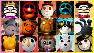 ROBLOX PIGGY ALL OF THE HALLOWEEN SKINS JUMPSCARES!!