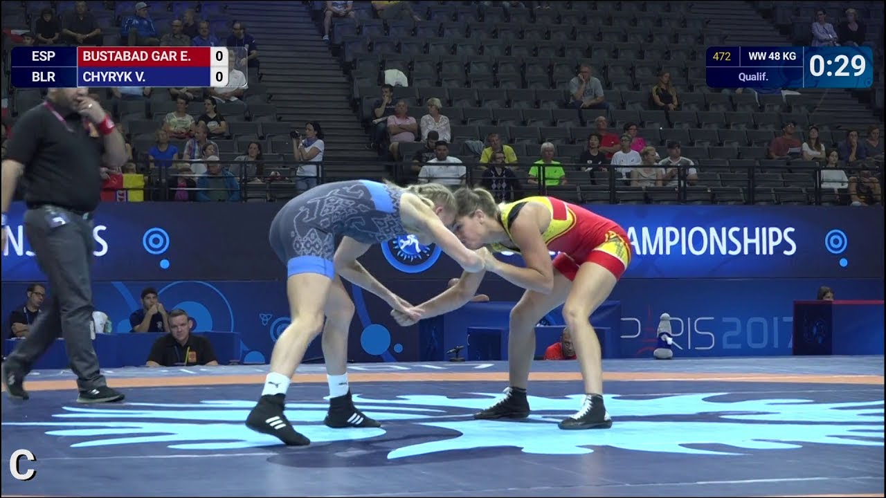Qual. WW - 48 kg: V. CHYRYK (BLR) df. E. BUSTABAD GAR (ESP) by VPO1, 7-2