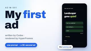How I Made My First Ad (Using AI and HyperFrames screenshot 1