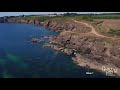 Le pays de quimperl vu du ciel avec ses rias ses plages et ses ports en finistre sud