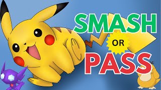 Smash or Pass: 50 Pokémon Character | Fun Quiz Game