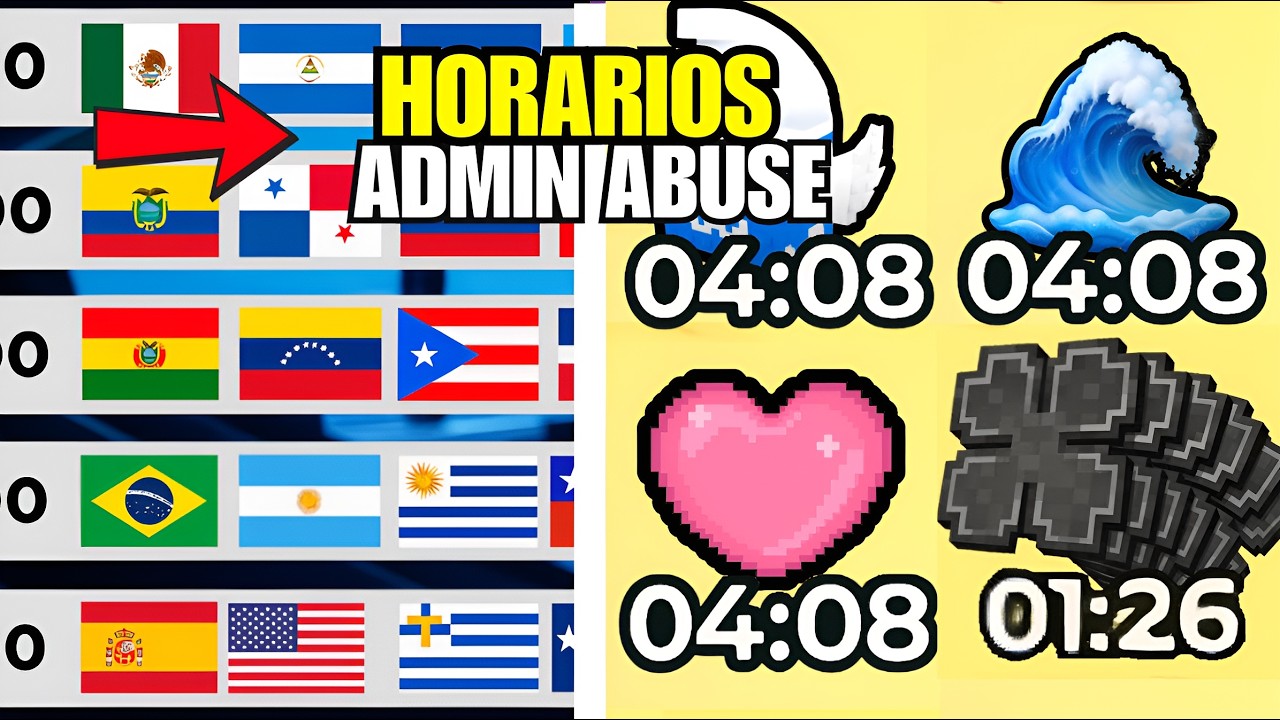 MAÑANA MINI ADMIN ABUSE *CONFIRMADO* HORARIOS en STEAL A BRAINROT 😱 Roba un Brainrot