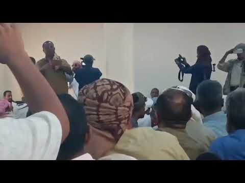 كلمة القائد العام لقوات درع الوطن العميد بشير الصبيحي أما وجهاء ومشائخ وقيادات الصبيحة