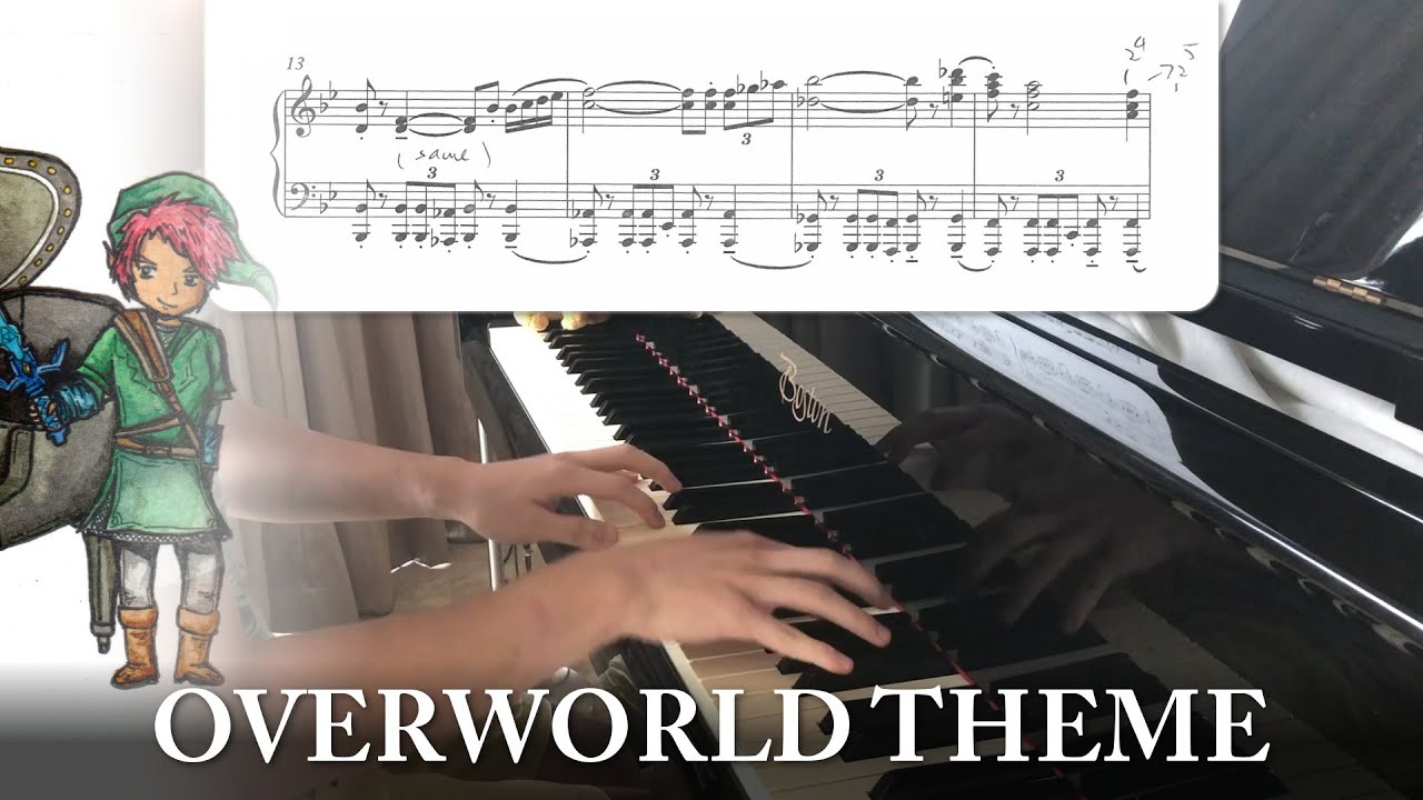 "Overworld Theme" (from "Zelda: A Link to the Past") || Piano Cover + Sheets ^^