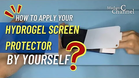 How to Install Hydrogel Screen Protector on your phone? Step by step guide.