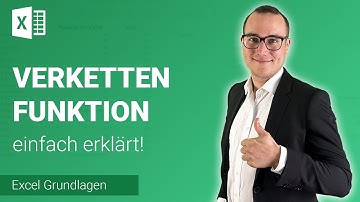 VERKETTEN-Funktion einfach erklärt | Lerne Microsoft Excel ✅