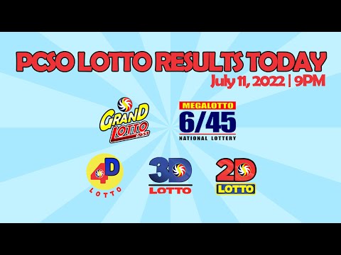 PCSO LOTTO RESULT TODAY JULY 11, 2022 9PM DRAW