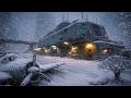 Winter Storm Scenery | Howling Wind &amp; Falling Snow | Snowstorm Sounds for a Peaceful Sleep