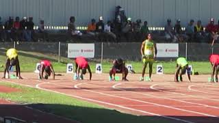 PNG Games 2014 - 100m Final Nez vs Kupun