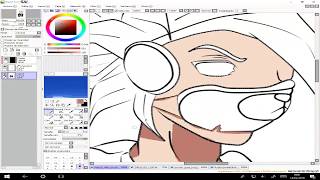 Dibujando Mi Personaje De Roblox Version Anime Paintoolsai Mouse