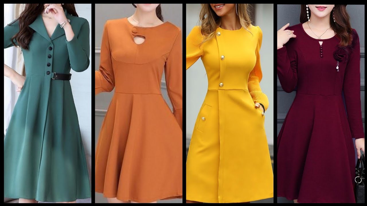 frock designs for office wear