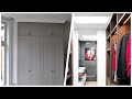 75 Mid-sized Light Wood Floor Closet Design Ideas You'll Love 🔴