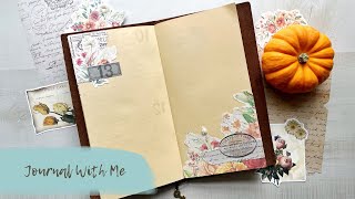 Journal With Me | Your Creative Studio Floral | Travelers Notebook