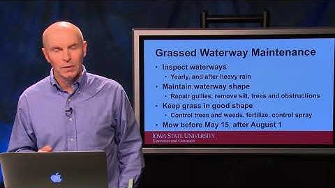 Grassed Waterways and Manure Application
