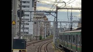 E655なごみが尾久駅を通過