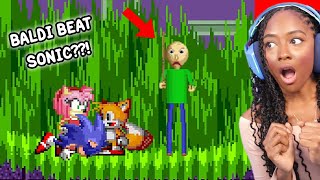 When Baldi is too OP vs Sonic