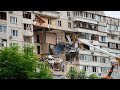 Взорвался дом в Киеве. Есть погибшие. Видео с квадрокоптера.