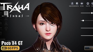 [4K 60FPS] TRAHA GLOBAL | Character Creation MAXIMUM SETTINGS