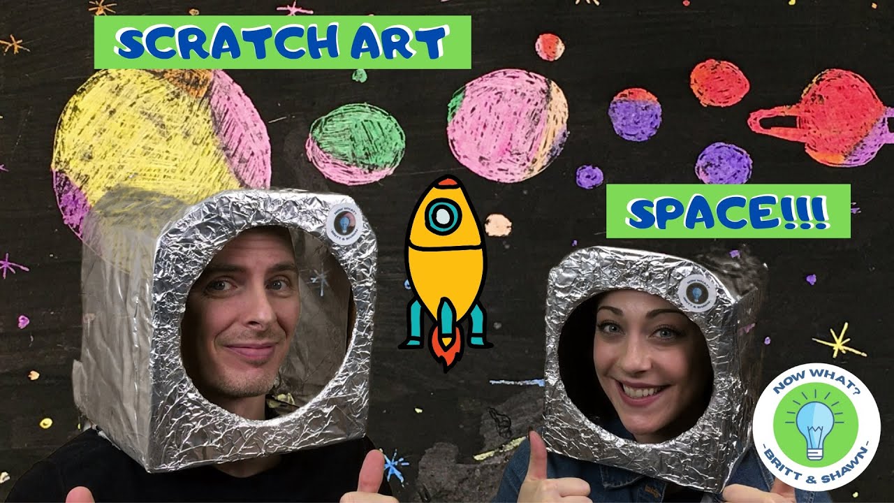 Scratch Art for Kids Space, and Solar System Educational