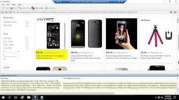 How to extract multiple Seller pricing information from Google shopping | Webharvy |2 stage scraping