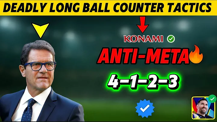 Deadly 4-1-2-3 Long Ball Counter Tactics in eFootball 2026 Mobile! Break the Meta 😈🔥