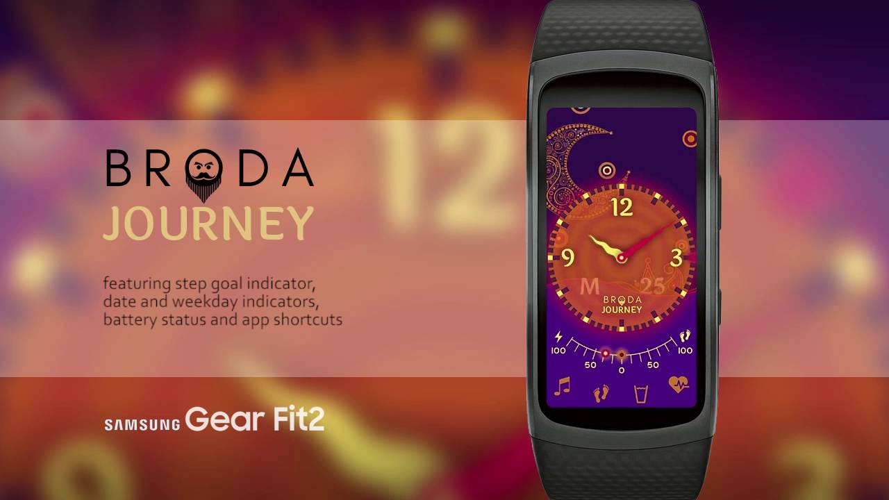 Broda Journey for Samsung Gear Fit 2 tizen studio 3.2 установка