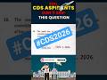CDS English Most Important PYQ | UPSC CDS English Preparation #cds2026 #tranding #feedshorts
