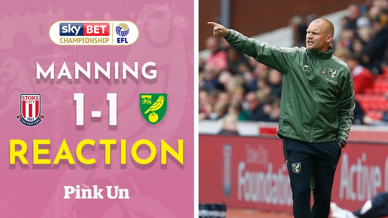 Реакция Лиама Мэннинга | «Сток Сити» 1-1 «Норвич Сити» | The Pink Un
