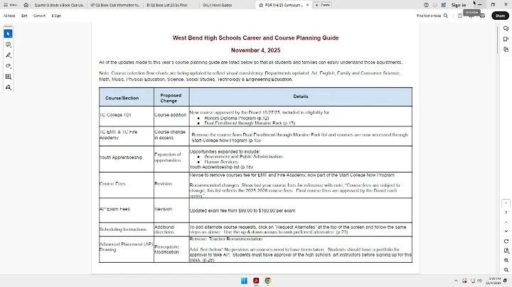 Curriculum Committee- 11/4/25