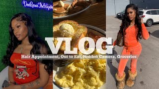 WEEKLY VLOG | come w/me to hair appt, Ihop, washing wigs, grocery shopping back to back ft. Camduck