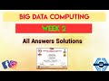 Big Data Computing Week 2 Answers | NPTEL 2021 📊