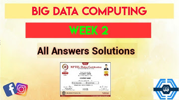 Big Data Computing | Week 2 Answers 2021 | NPTEL ||