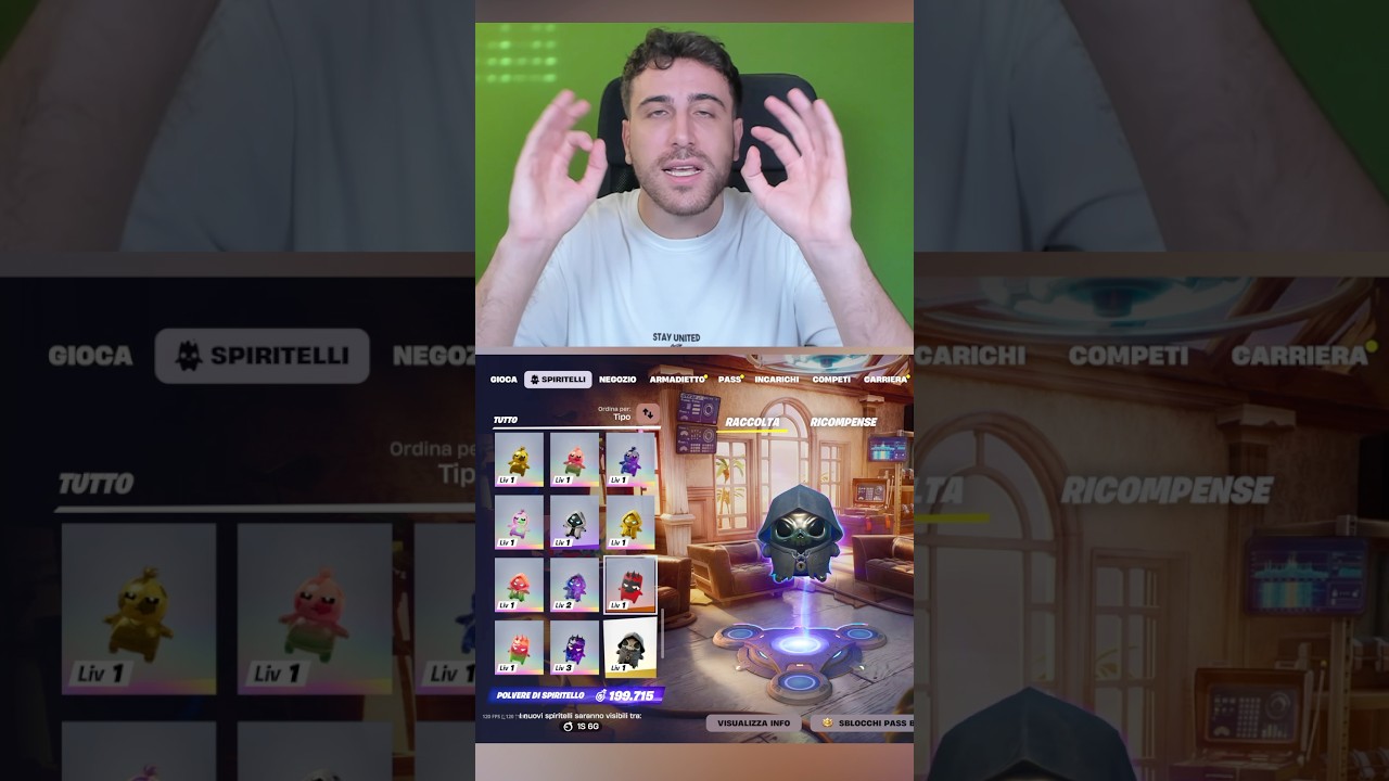 5 NUOVI SPIRITELLI! #shorts Fortnite ITA!