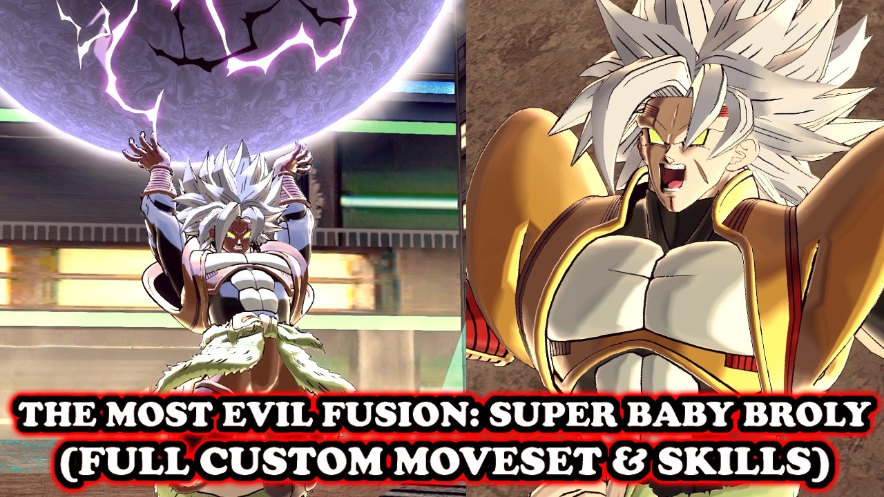 NEW INSANE SUPER BABY BROLY FORM [Custom Moveset & Skills] | Dragon ...