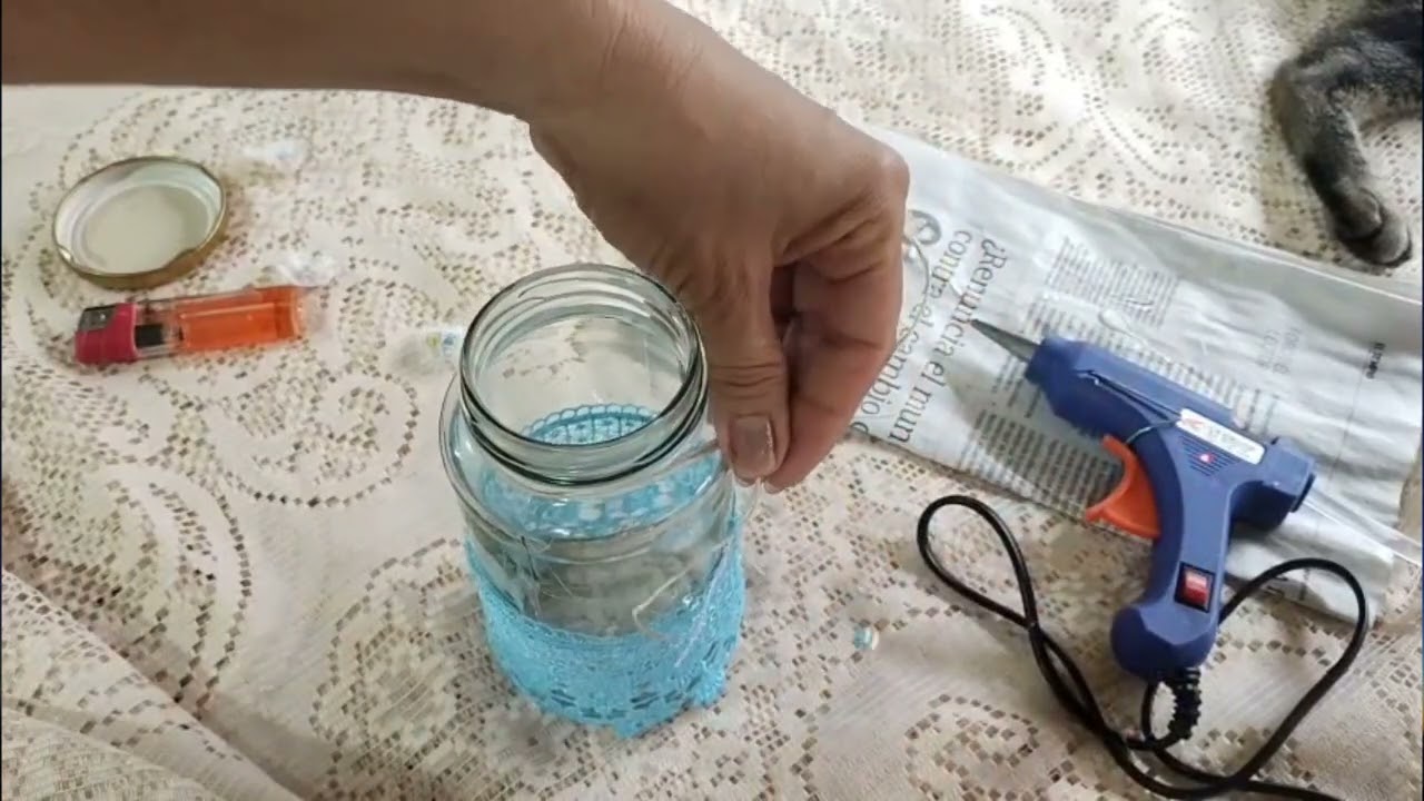 Increíble Frasco Decorado Para Regalar