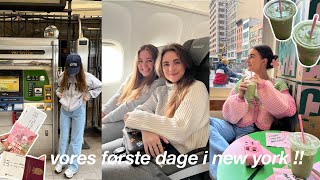 REJSER TIL NEW YORK MED LINE & MIN GAMLE EFTERSKOLE?! *VLOG*